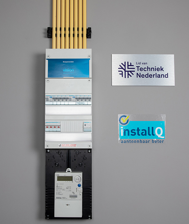 Groepenkast basis Van der Linden Installatietechniek